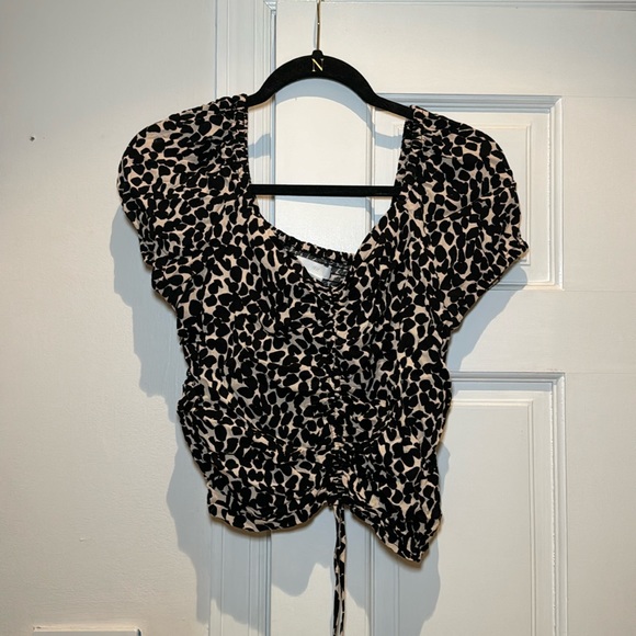 H&M RUCHED BLOUSE - Picture 1 of 4